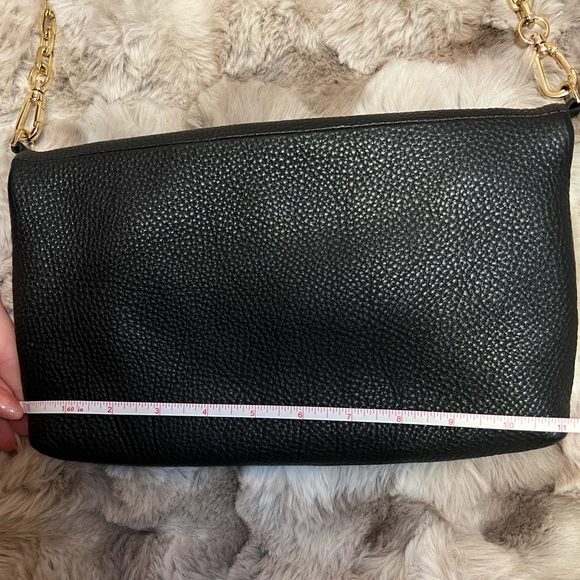 Tory Burch Black Leather Crossbody Magnetic closure - Picture 8 of 10